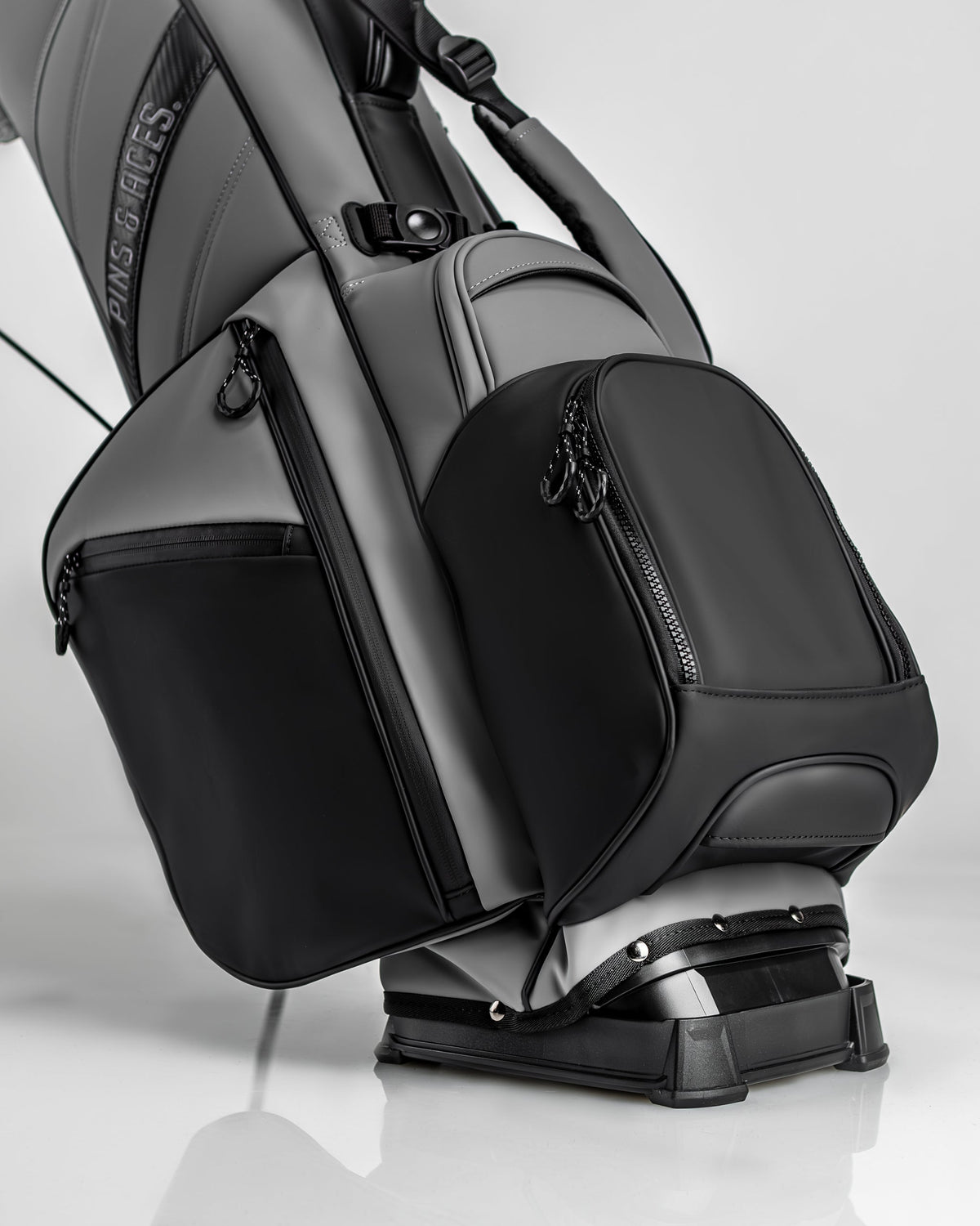 Player Preferred™ Golf Bag in Flat Ash color, featuring a sleek design with multiple pockets and padded straps for comfort.