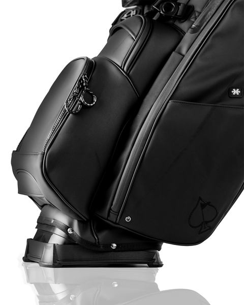 Player Preferred™ Golf Bag in Obsidian color, featuring multiple pockets, a comfortable shoulder strap, and a sleek design suitable for golfers.