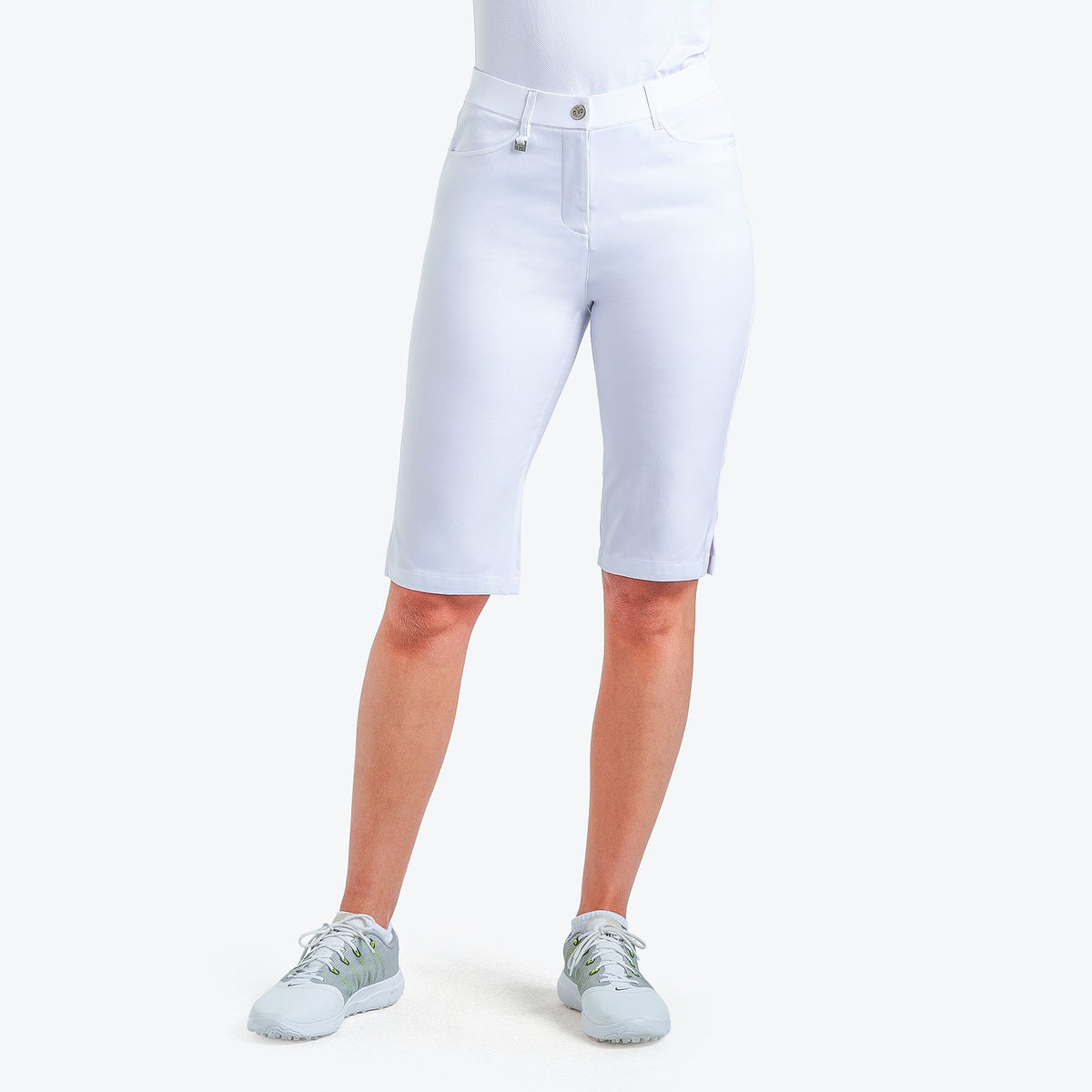 Nalini Long Shorts White