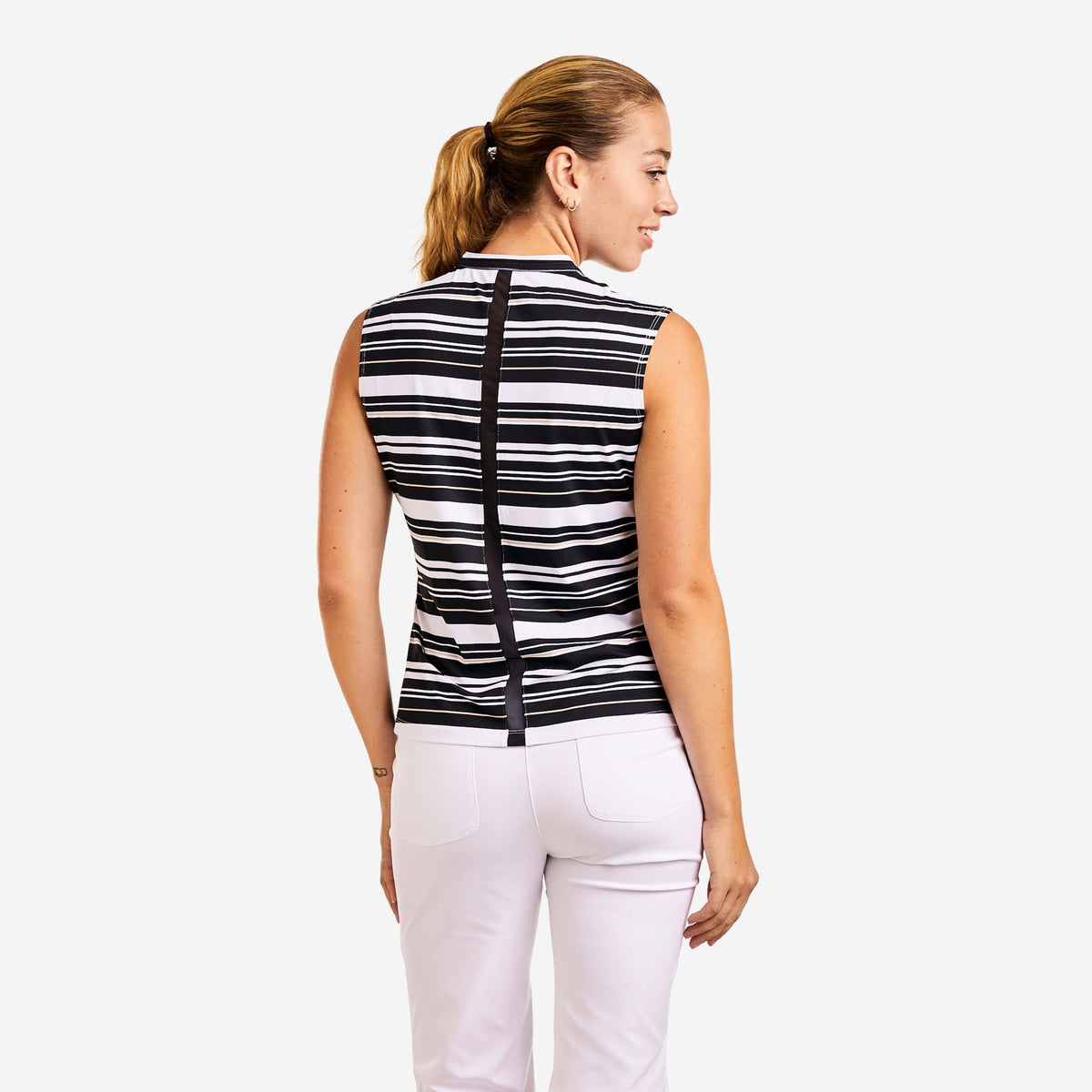 Linnea Haut à col montant Black Blanc