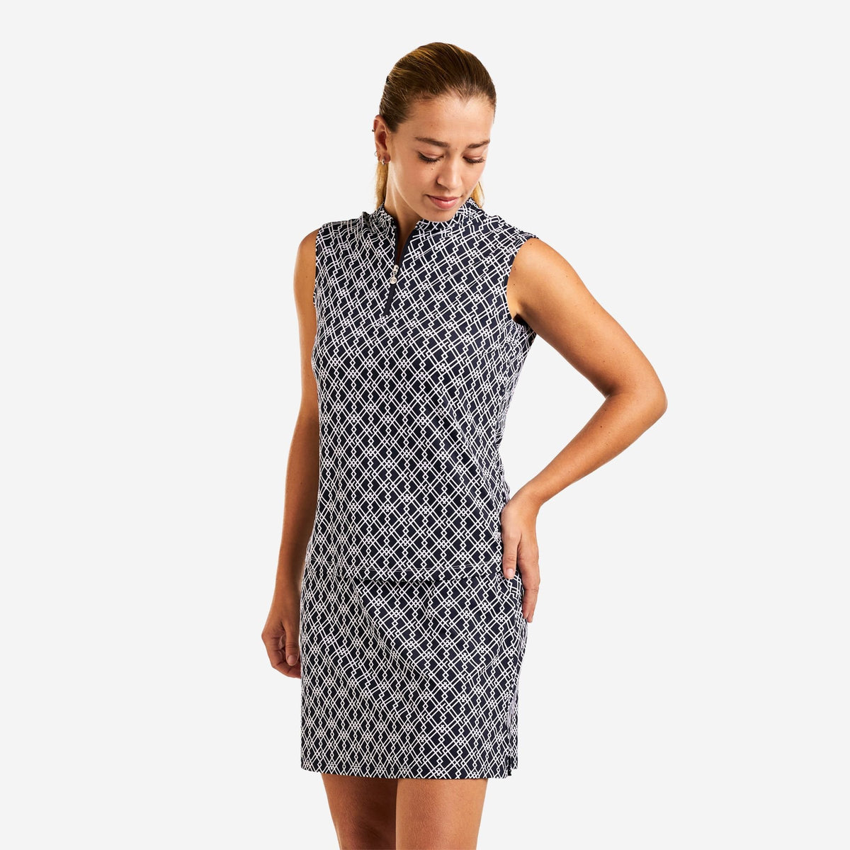 Linnea Mock Navy White