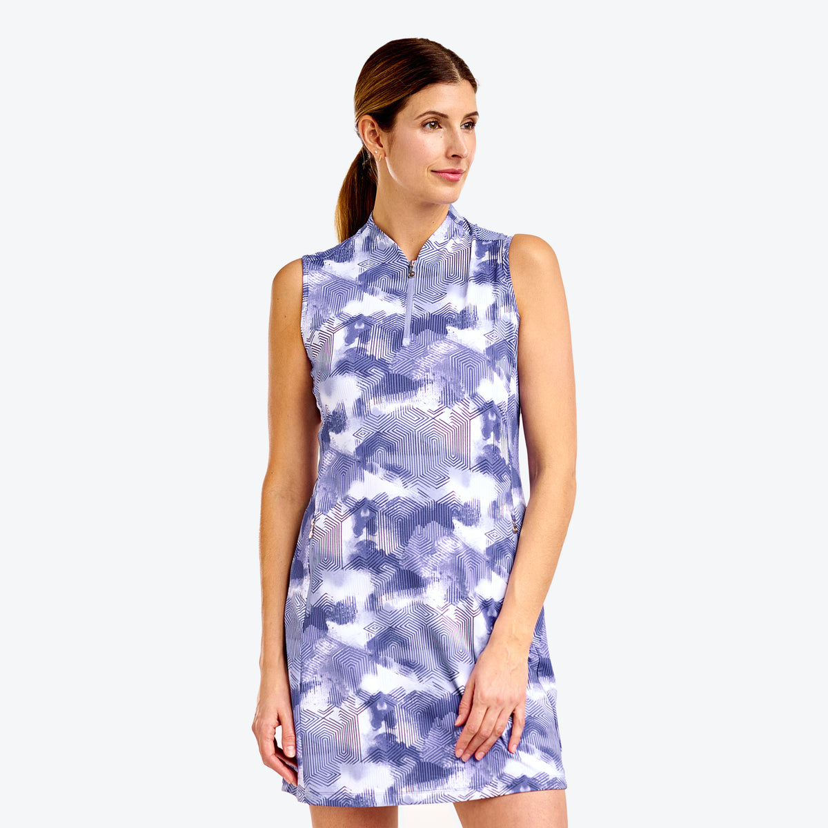 Leanna Dress Pansy Garden