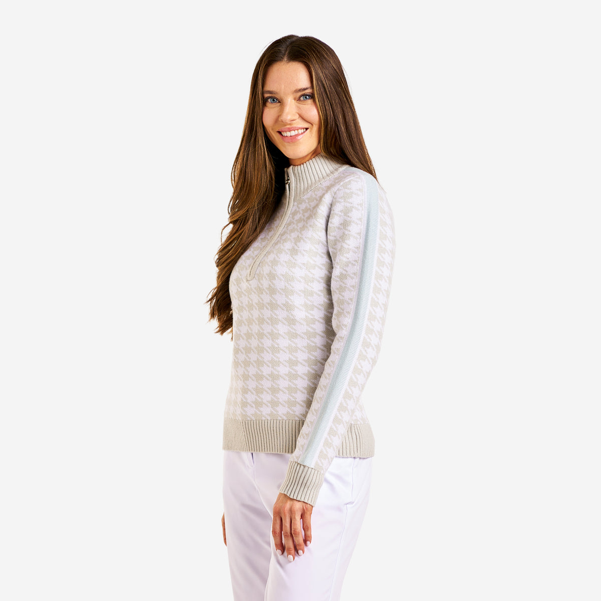 Sonia 1/4 Zip Sweater White
