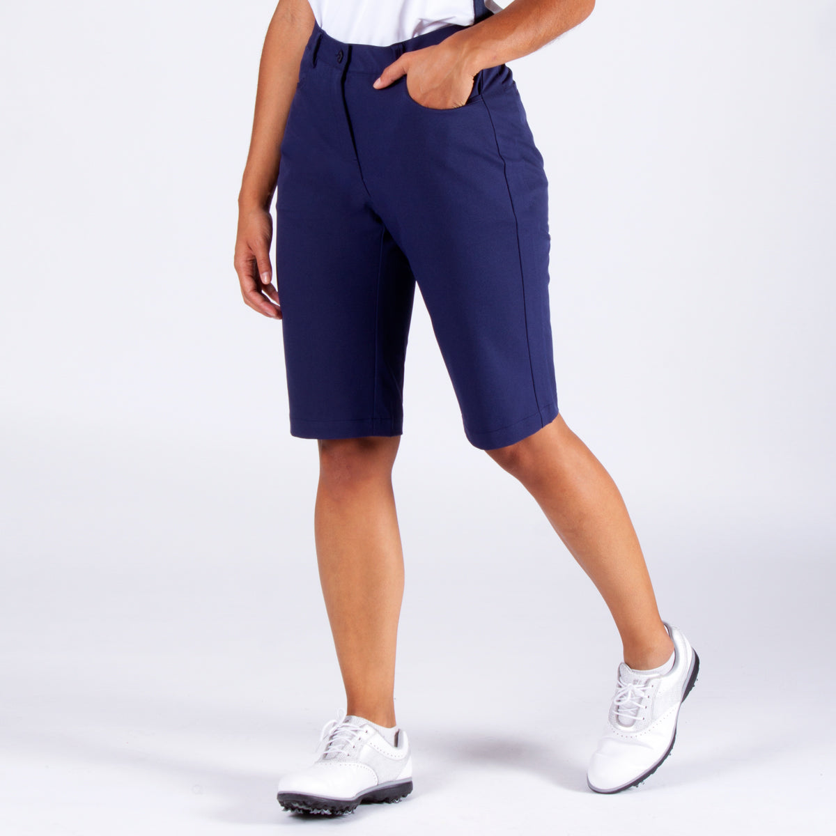 Bailey Long Shorts in Navy