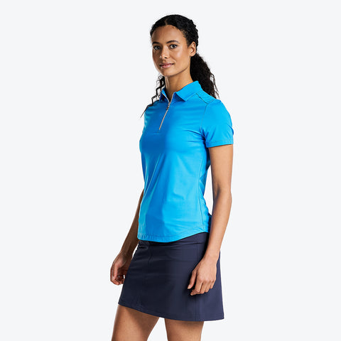 Naila Polo Ã  Manches Courtes Bleu Français