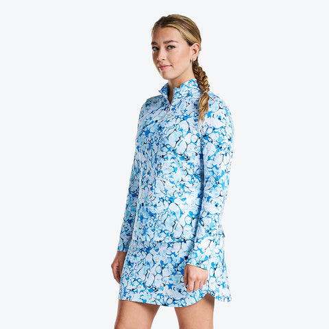 Leanie Haut Ã  Col Montant Bleu Français